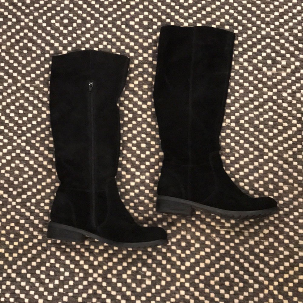 Seychelles black suede riding boot - Picture 1 of 8